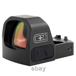 C&H EDC Multi-Reticle/Red Dot Sight 1x16mm Fits Compact GLX/RMSc Footprint