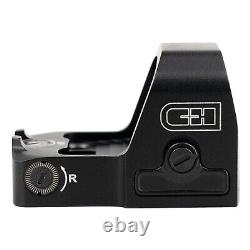 C&H EDC Multi-Reticle/Red Dot Sight 1x16mm Fits Compact GLX/RMSc Footprint