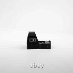 C&H EDC Red Dot Reflex Sight 3 MOA One Piece Aluminum Black RD-EDC-RD-RMSC