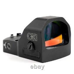 C&H EDC-XL Multi-Reticle Red Dot Sight RMR Footprint Compact Rugged Pistol Optic