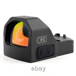 C&H EDC-XL Multi-Reticle Red Dot Sight RMR Footprint Compact Rugged Pistol Optic