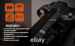 C&H Precision COMP 1x27mm Micro Red Dot 3 MOA Multi-Reticle Reflex Sight For RMR