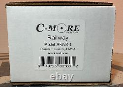 C-More RAILWAY Red Dot Holographic ALUMINUM Sight, Standard Switch, 4 MOA