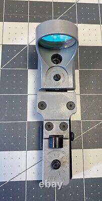 C-More RAILWAY Red Dot Holographic Rifle Sight, Standard Switch, 4 MOA, Gray