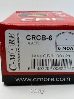 Cmore CRC Red Dot Sight 6 MOA Tactical Optic (BLACK) CRCB6