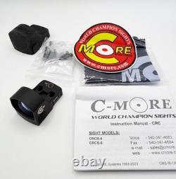 Cmore CRC Red Dot Sight 6 MOA Tactical Optic (BLACK) CRCB6