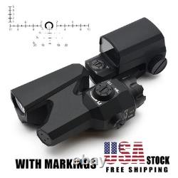 Combo D-EVO LCO Red Dot Sight Rifle Scope 6x Magnifier Shockproof Mount Hunting