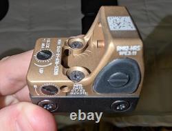 Coyote Brown Trijicon Rmr Perfect 1-1 Clone with Glock and picatinny mounting