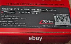 Crimson Trace CTS-1550 3 moa Micro Open Reflex Pistol Red Dot Sight 1500 1550 CT