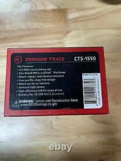 Crimson Trace CTS-1550 Ultra Compact Open Reflex Pistol Red Dot Sight 1x3 MOA