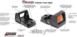Crimson Trace CT RAD Micro PRO Red Dot Sight 3 MOA 01-01970