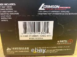 Crimson Trace RAD Micro Compact Open Reflex Sight Red Dot Electronic Sight 3MOA