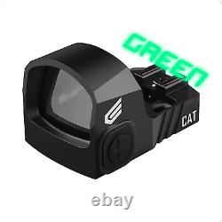 Cyelee CAT GREEN Reflex Optic Dot Sight Pistol Shake Awake RMSc Glock MOS 48 43x