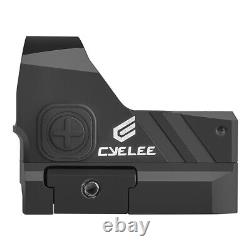 Cyelee WOLF0 3MOA Reflex Red Dot Sights with Shake Awake for RMR Footprint