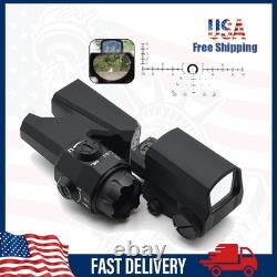 D-EVO LCO Red Dot Sight Rifle Scope 6x Magnifier Combo Shockproof Mount Hunting