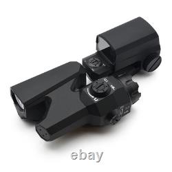 D-EVO LCO Red Dot Sight Rifle Scope 6x Magnifier Combo Shockproof Mount Hunting