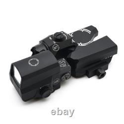 D-EVO LCO Red Dot Sight Rifle Scope 6x Magnifier Combo Shockproof Mount Hunting