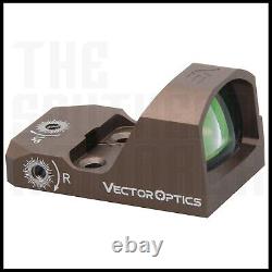 Dark Earth Red Dot Optic Sight For Glock Mos 17 19 20 21 22 23 01 Adapter Plate