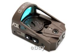 Delta FDE Mini Red Dot Reflex Sight for Handguns with Burris Fast Fire Footprint