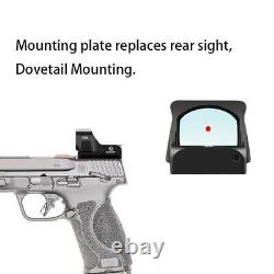 EDC 3 MOA Red Dot Sight Optic Tele scope OWL for S&W M&P M2.0 SD9 SD40 Dovetail