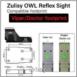 EDC 3 MOA Red Dot Sight Optic Tele scope OWL for S&W M&P M2.0 SD9 SD40 Dovetail