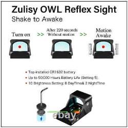 EDC 3 MOA Red Dot Sight Optic Tele scope OWL for S&W M&P M2.0 SD9 SD40 Dovetail