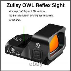 EDC 3 MOA Red Dot Sight Optic Tele scope OWL for S&W M&P M2.0 SD9 SD40 Dovetail