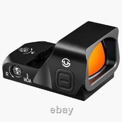 EDC 3 MOA Red Dot Sight Optic Tele scope OWL for S&W M&P M2.0 SD9 SD40 Dovetail