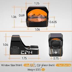 EPN AE-RS1028 Red Dot LED Reflex Sight, Solar Failsafe, Shake Awake, Brand New