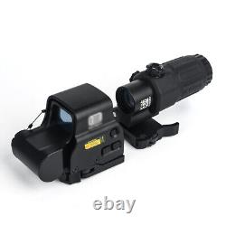 EXPS 558 Red Green Dot+3X G33 Sight Magnifier With Switch to Side QD Mount Clone