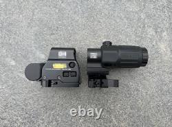 Eotech Style EXPS 558 Holographic Red Dot Sight + G33 3x Magnifier Airsoft