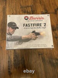 FACTORY SEALED Burris Fastfire II 4 MOA Red Dot withpicatinny mount FREE SHIP