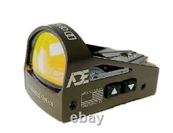 FDE/TAN! Ade RD3-012 Red Dot Sight for GLOCK MOS 17 19 34 35 40 41 Pistol Handgun