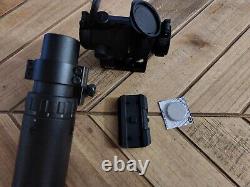Feyachi M37 1.5X 5X Red Dot Magnifier with V-30 Reflex Sight Combo Kit