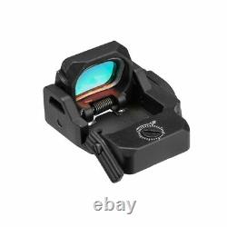 Folding Flip Up Red Dot Sight FlipDot Pro Reflex Optic Sight RMR For MOS Glock