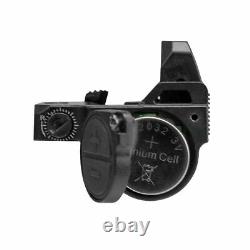 Folding Flip Up Red Dot Sight FlipDot Pro Reflex Optic Sight RMR For MOS Glock