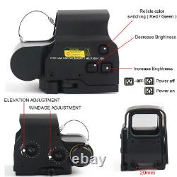 G33 3X Sight Magnifier with Switch Side QD Mount + 558 Red/Green Dot Sight Scope