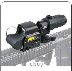 G33 3x Sight Magnifier With Switch Side Qd Mount + 558 Red Green Dot EO Clone