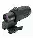 G33 X3 Magnifier Airsoft Scope Red Dot Sight Qr New Black New Tactical