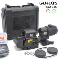 G43 3X Sight Magnifier With 20mm QD Mount XPS3-2 558 Tactical Red Green Dot LOGO