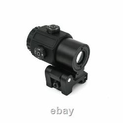 G43 3X Sight Magnifier With Switch to Side QD Mount 558 Red Green Dot US Store