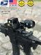 G43 3x Sight Magnifier Switch Side Qd Mount + Tactical Scope 558 Red/green Dot