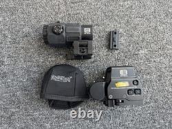 G45 Magnifier 5X 558 Red Green Dot Holographic Reflex Sight Scope QD Mount 20mm