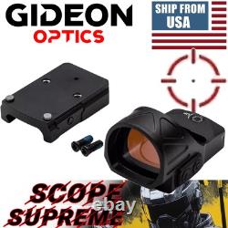 GIDEON Optics OMEGA 3MOA/45MOA Circle Red Circle Dot Sight RMR Footprint