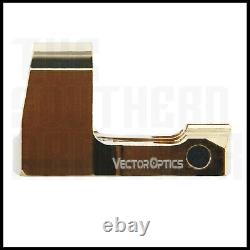 GOLD MICRO RED DOT OPTIC FOR GLOCK 43X MOS 48 MOS RMSc FOOTPRINT AUTO ADJUST