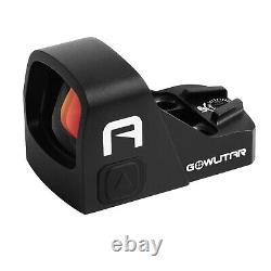 GOWUTAR A17 RMSc Micro Red Dot Sight Shake Awake 2 MOA Reflex Sight with Pic Mount