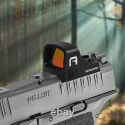 GOWUTAR A17 RMSc Micro Red Dot Sight Shake Awake 2 MOA Reflex Sight with Pic Mount