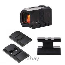 GOWUTAR A18 Closed Emitter Optic Shake Awake Red Dot Sight for Pistols & Rifles