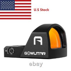 GOWUTAR A20R RMR Pistol Red Dot Sight Shake Awake 2 MOA Reflex Sight Optic Sites