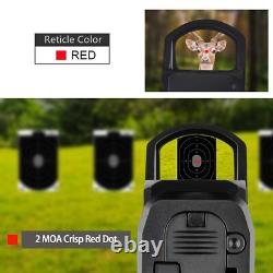 GOWUTAR A20R RMR Pistol Red Dot Sight Shake Awake 2 MOA Reflex Sight Optic Sites